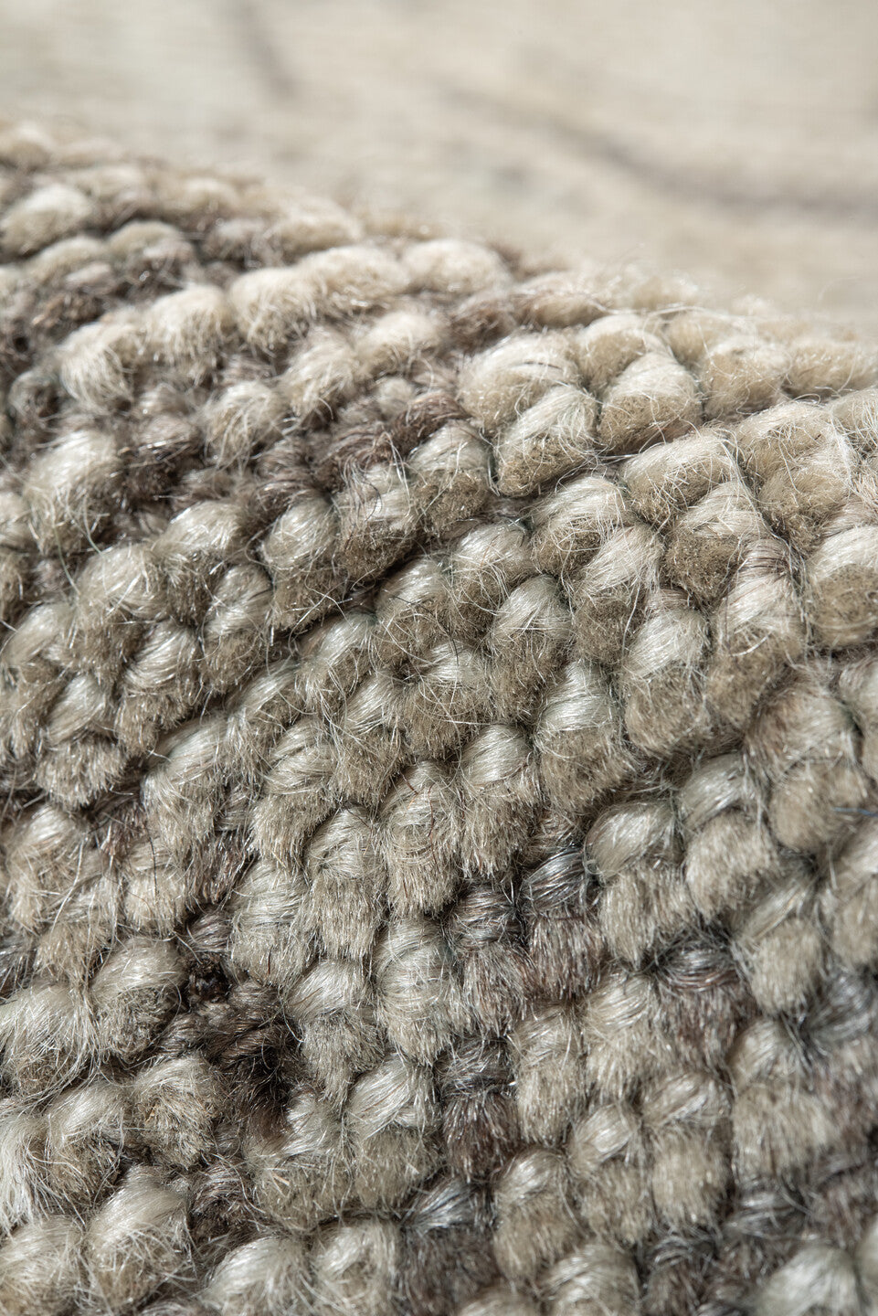 3' x 5' one-of-a-kind handmade vintage Oushak small size rug. Color palette: gray, light gray, off-white