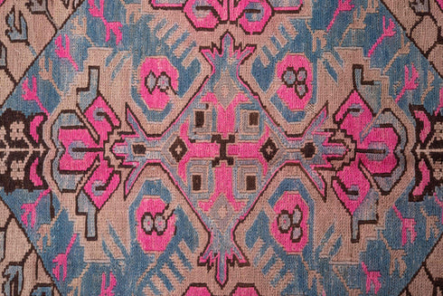 Antique Sumak Runner Rug (4' x 10')