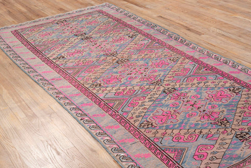 Antique Sumak Runner Rug (4' x 10')