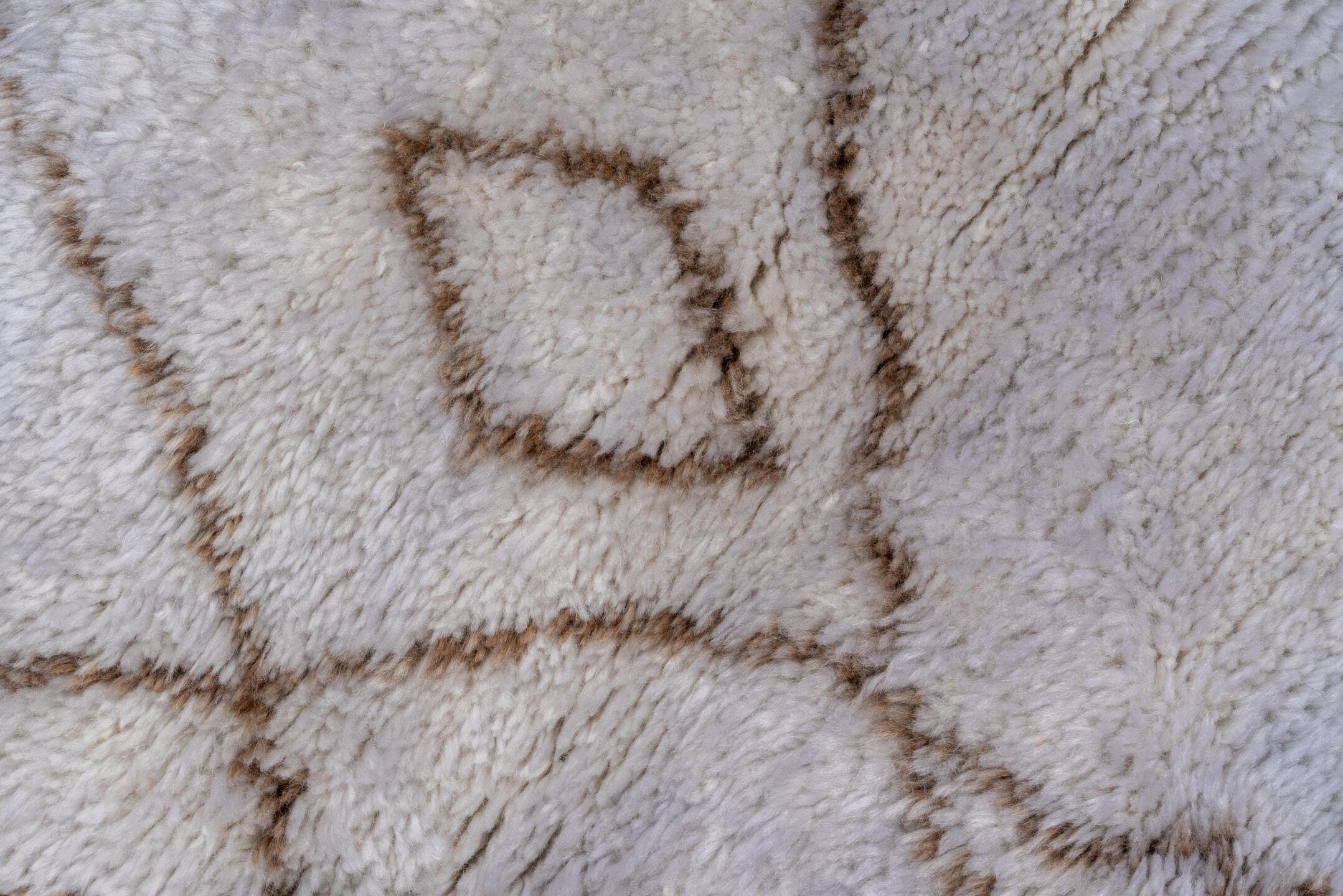 3' x 11' one-of-a-kind handmade vintage Moroccan runner rug. Color palette: ivory, taupe, cream, beige, gray