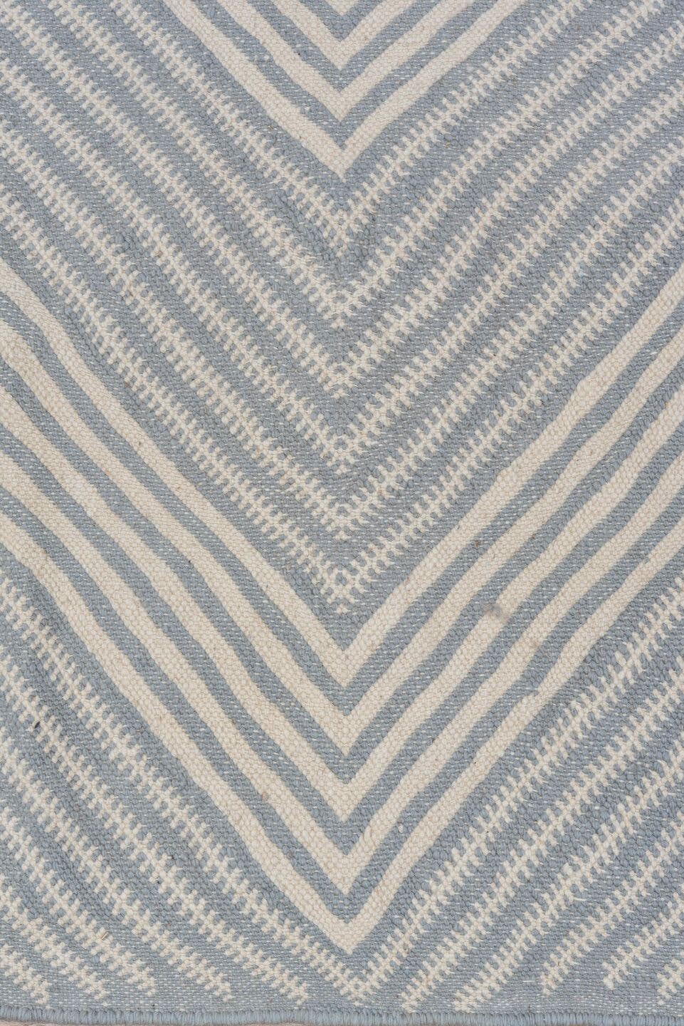 10' x 14' one-of-a-kind handmade vintage Kilim large size rug. Color palette: ivory, slate, pale blue, steel blue, gray