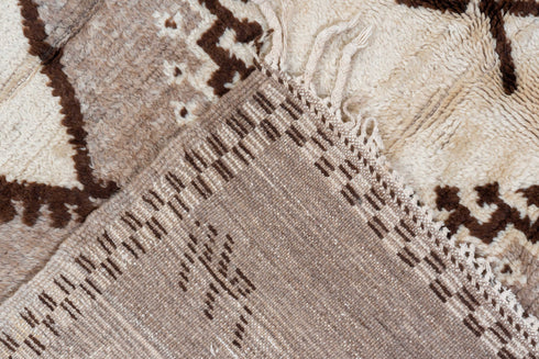 Vintage Moroccan Runner Rug (4' x 9')