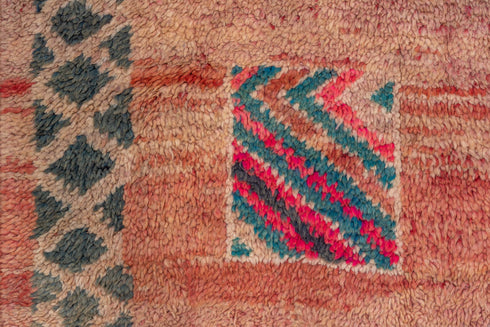 Antique Moroccan Area Rug (6' x 9')