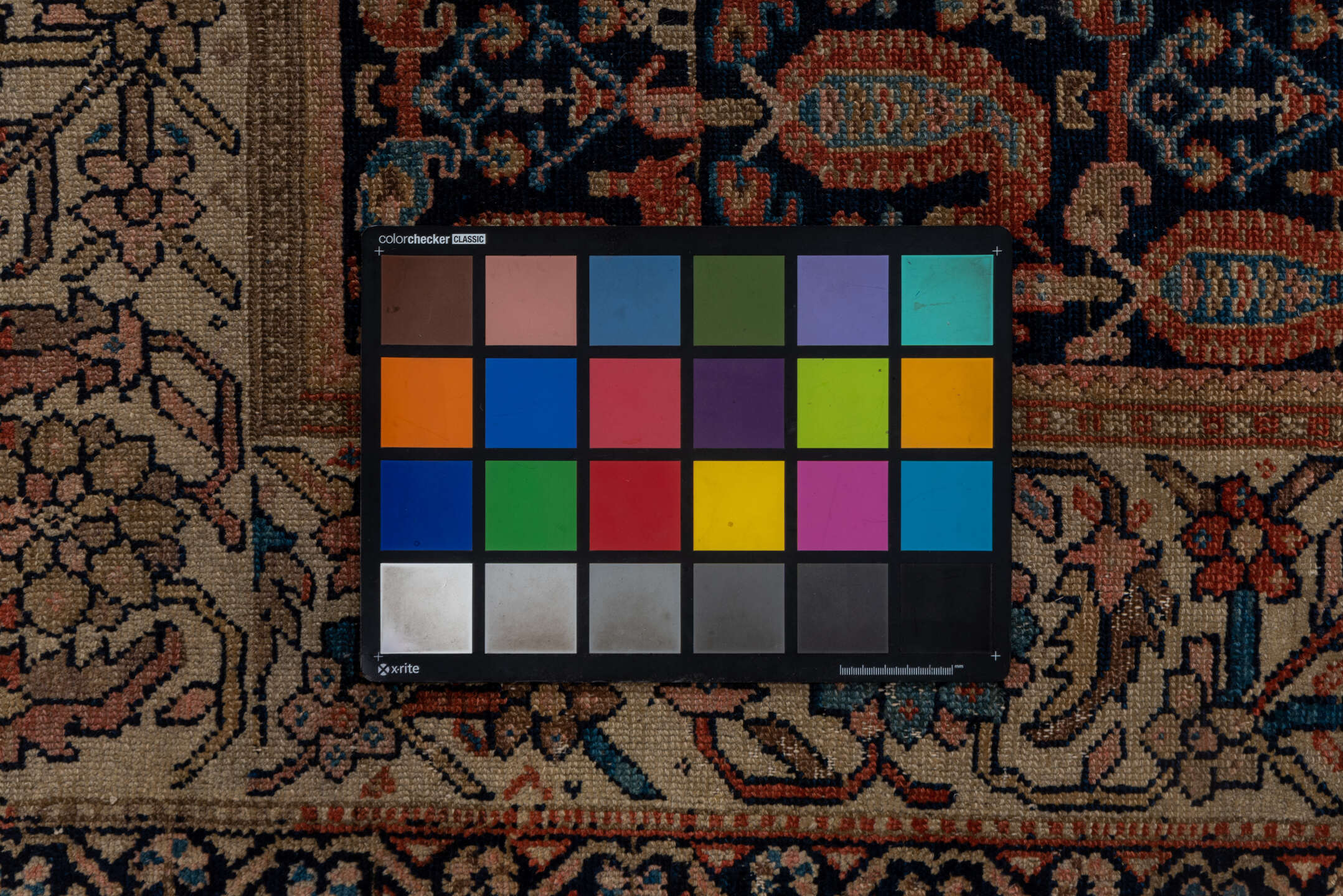 4' x 5' one-of-a-kind handmade vintage Malayer small size rug. Color palette: ivory, navy, rust, blue, camel, rose