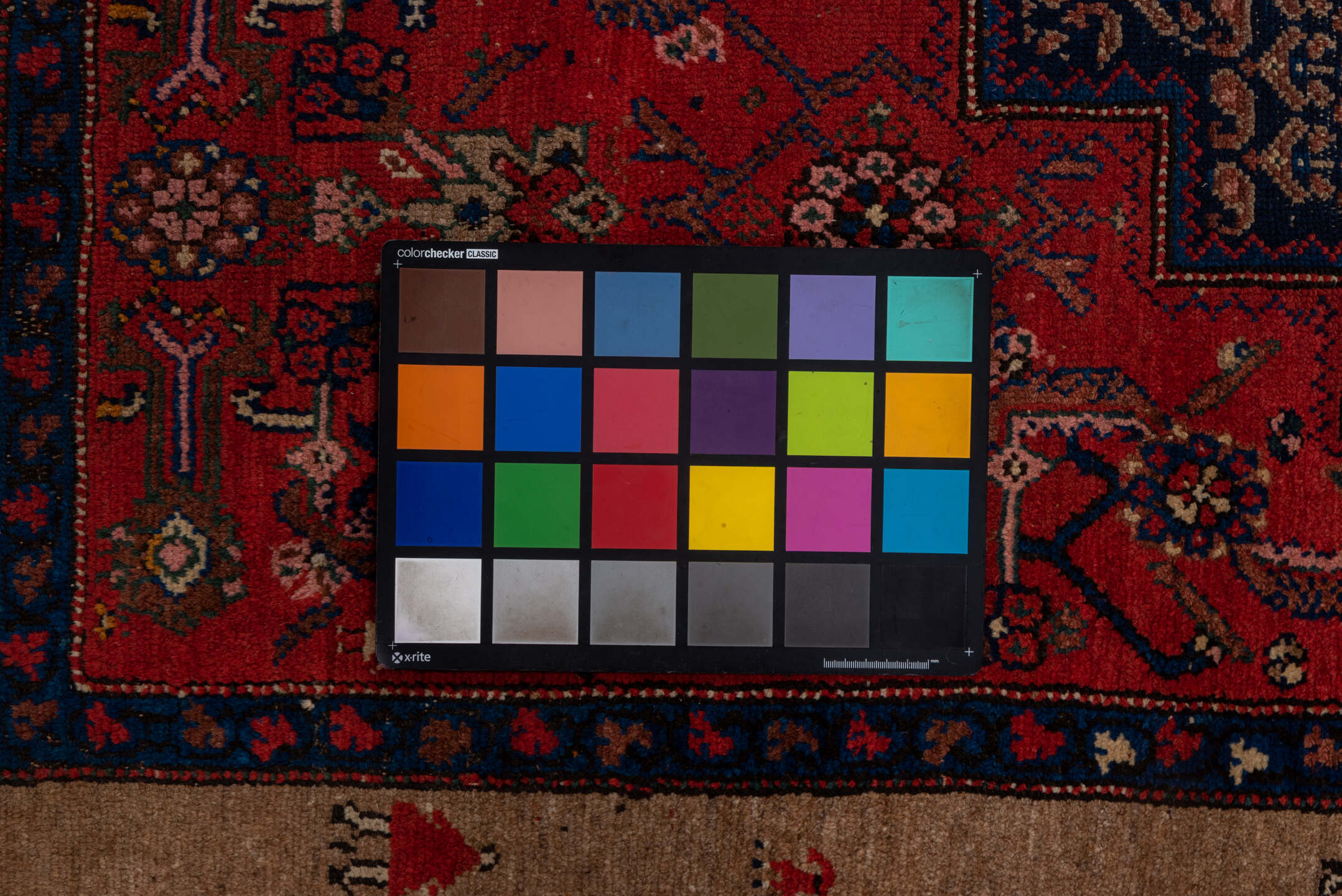 4' x 7' one-of-a-kind handmade vintage Hamadan rug. Color palette: brown, gray, pink, red