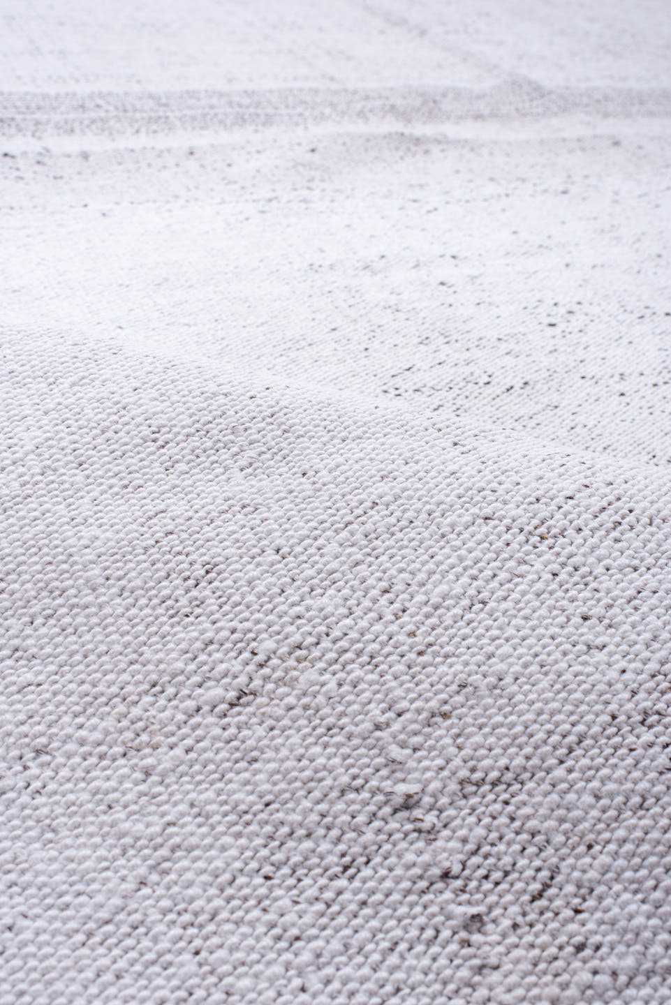 10' x 15' one-of-a-kind handmade antique Flatweave rug. Color palette: ivory, taupe, beige, pale gray, gray, light gray