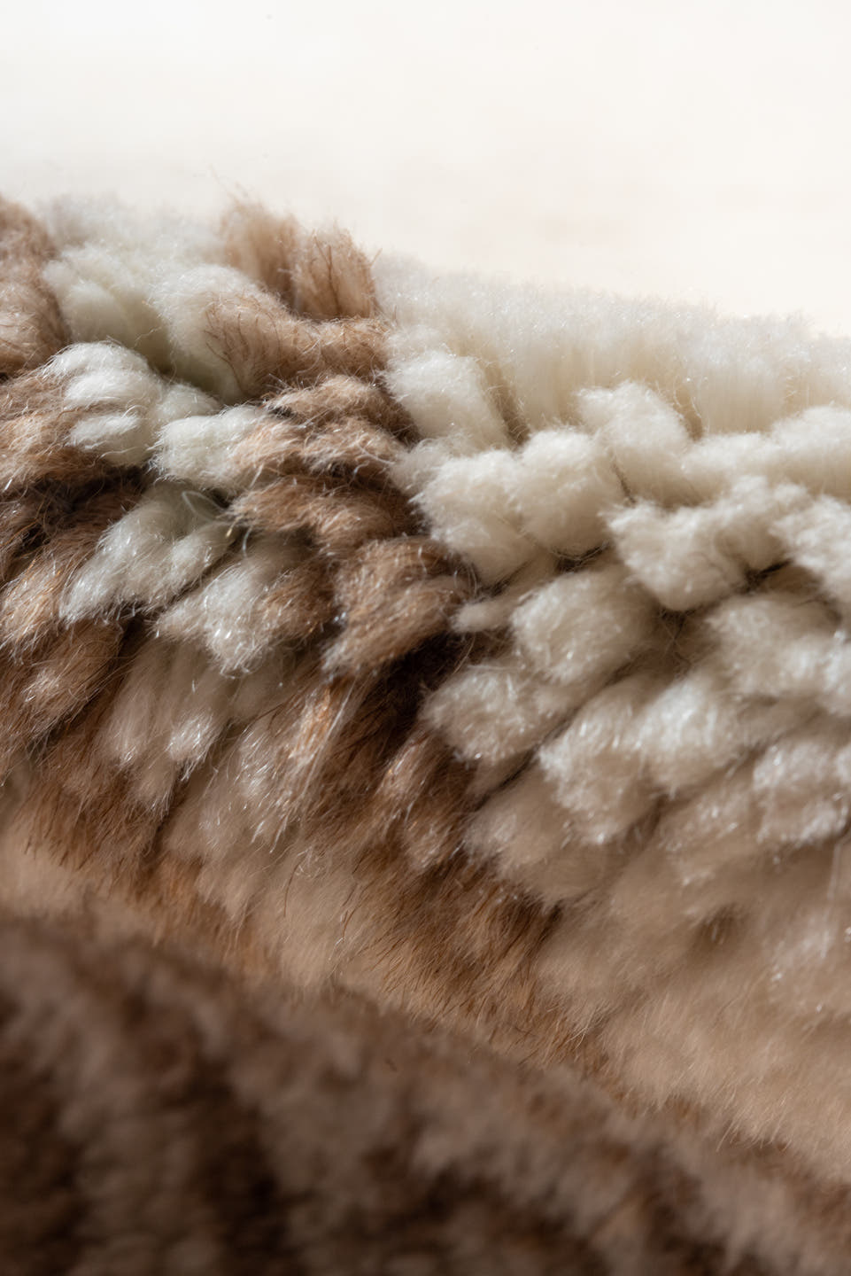 3' x 13' one-of-a-kind handmade vintage Moroccan runner rug. Color palette: ivory, camel, taupe, cream, beige, gray