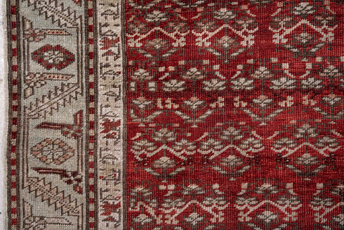 Antique Caucasian Runner Rug (2' x 14')