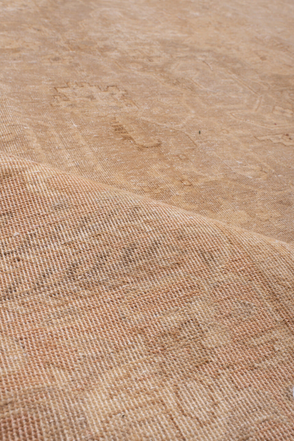 9' x 12' one-of-a-kind handmade antique Tabriz large size rug. Color palette: ivory, blush, taupe, sand, beige, pale rose