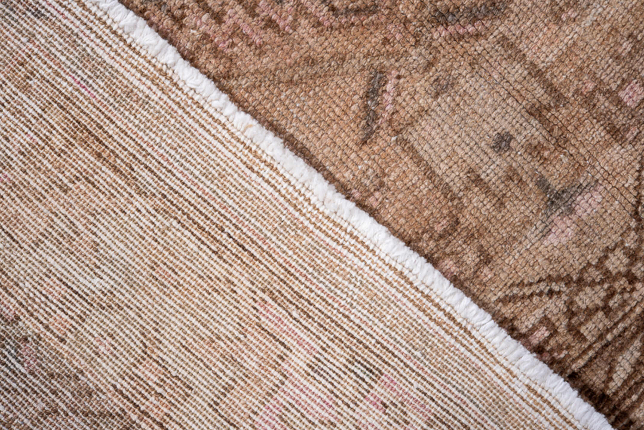 4' x 6' one-of-a-kind handmade vintage Malayer small size rug. Color palette: brown, dim gray, gray, pink, redwood