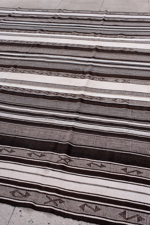 Antique Flatweave Area Rug (12' x 13')