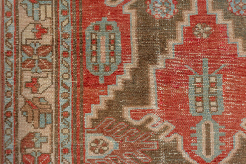 Antique Malayer Runner Rug (3' x 10')