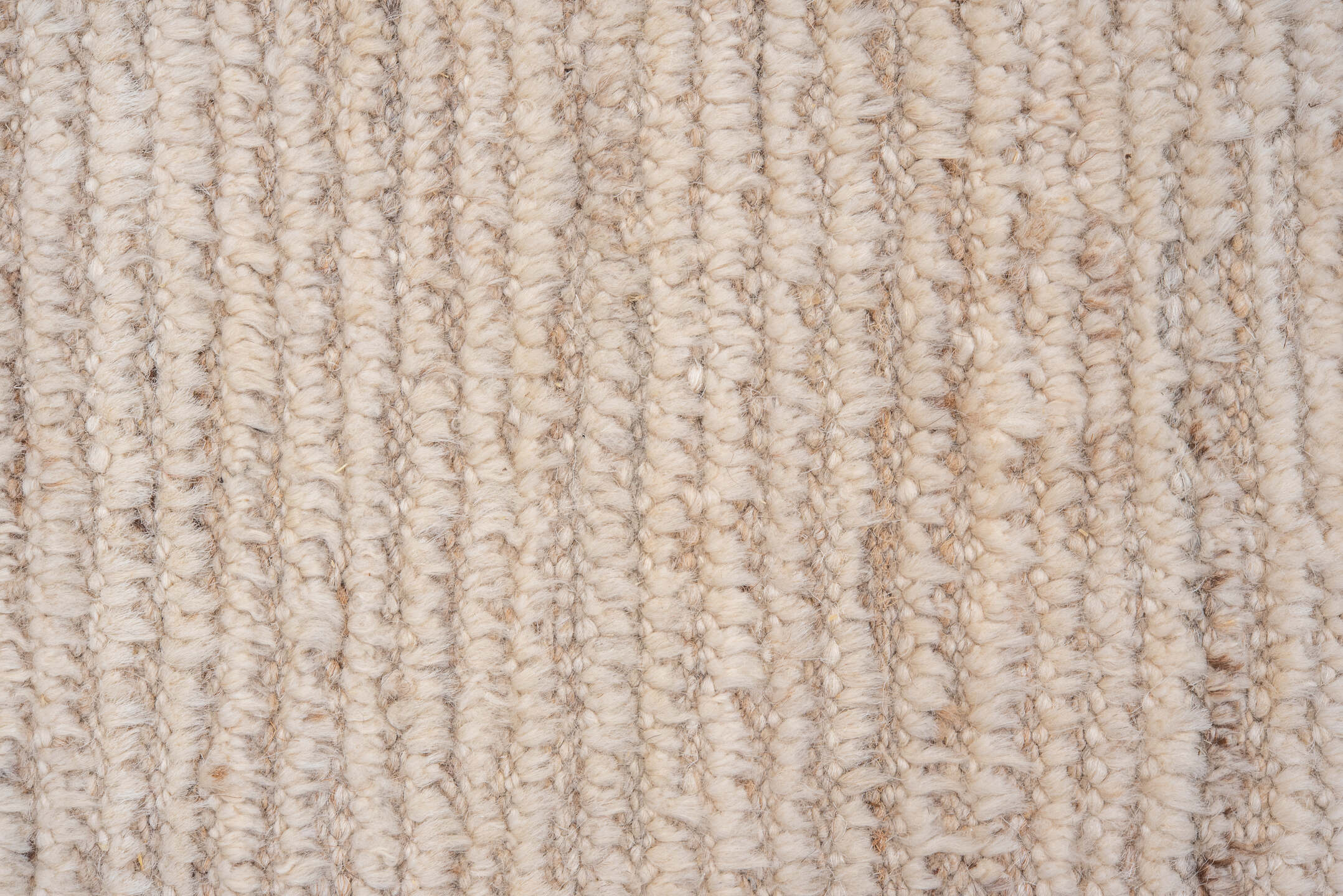 11' x 15' one-of-a-kind handmade vintage Tulu oversize rug. Color palette: ivory, cream, taupe, beige, camel, gray
