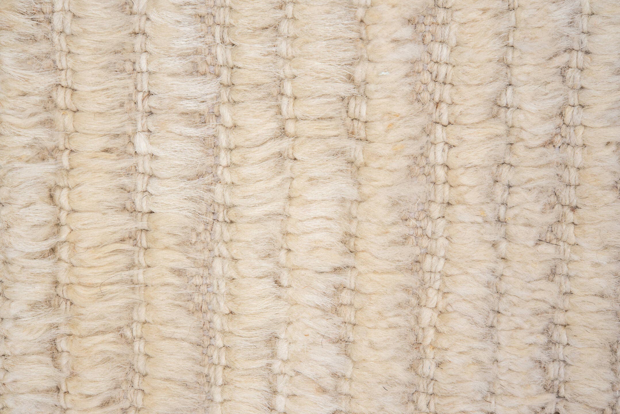 3' x 10' one-of-a-kind handmade vintage Tulu runner rug. Color palette: ivory, cream, beige, taupe, gray