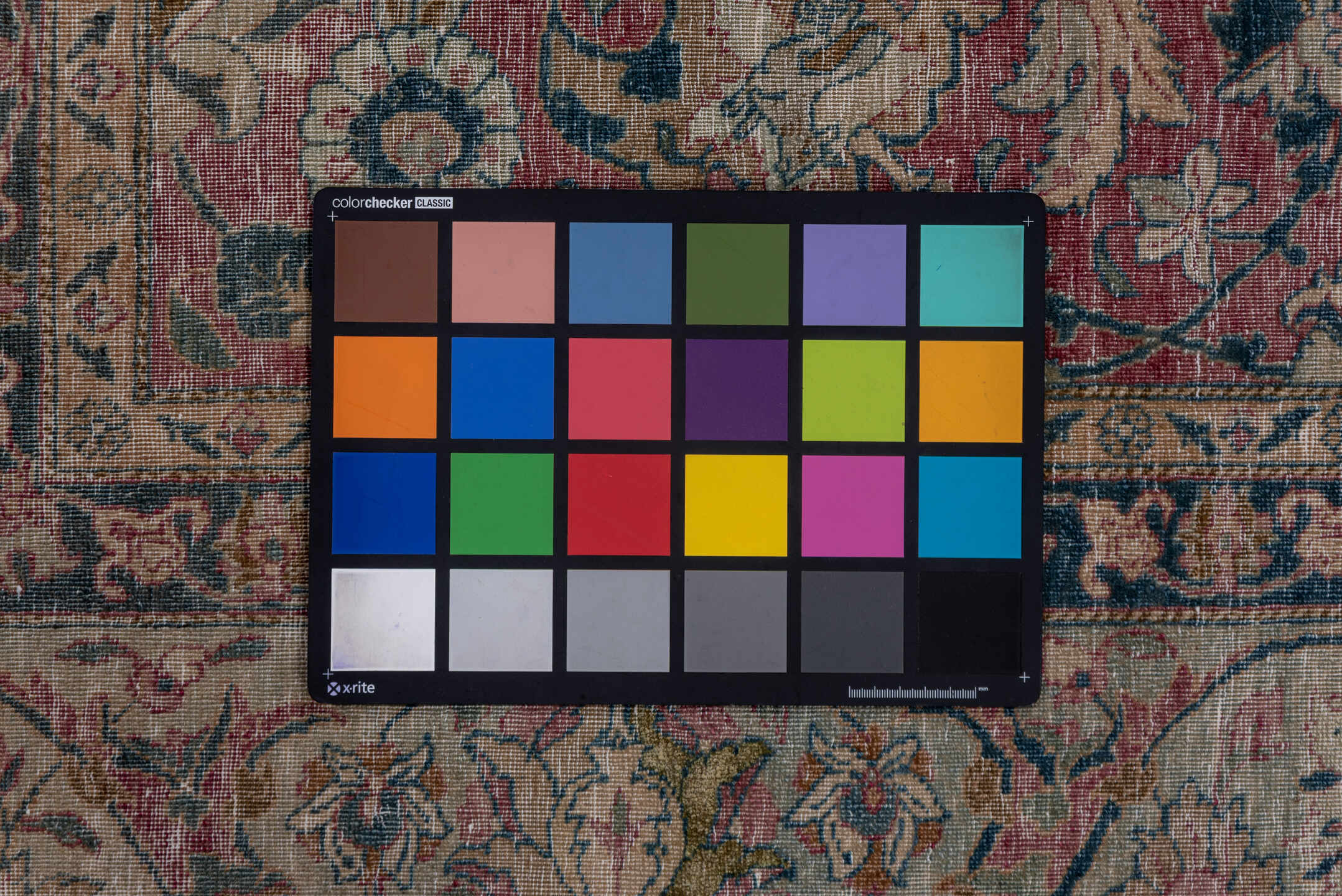 6' x 11' one-of-a-kind handmade vintage Tehran large size rug. Color palette: black, blue, brown, dark gray, gray