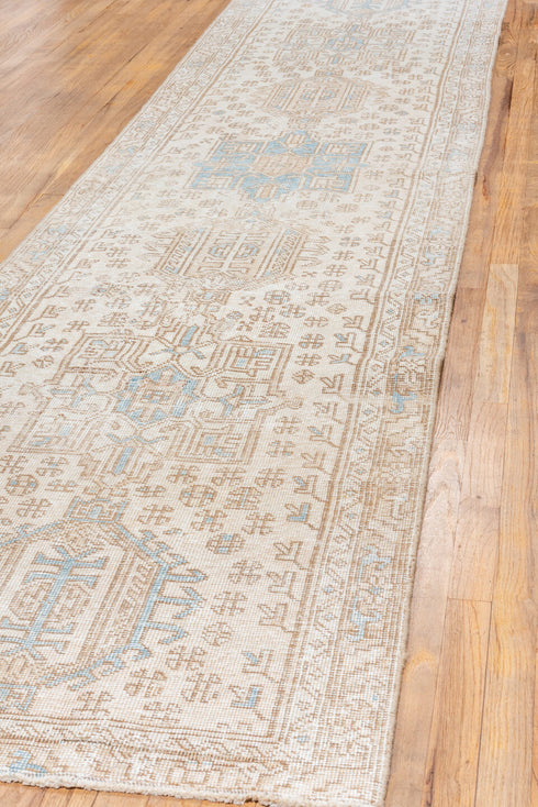 Antique Karaje Runner Rug (3' x 13')