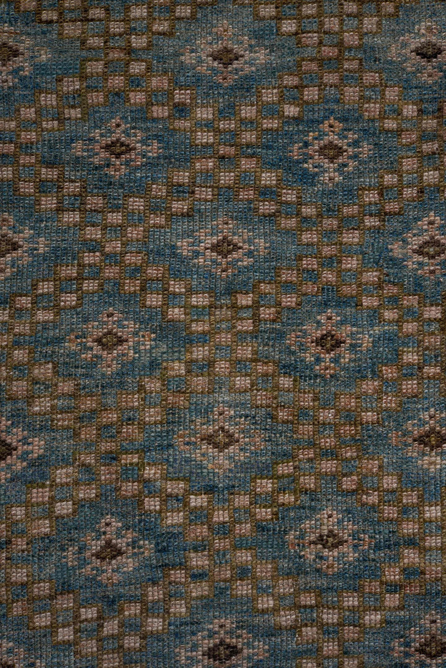 3' x 12' one-of-a-kind handmade vintage NW Persian runner rug. Color palette: turquoise, taupe, charcoal, ivory, camel