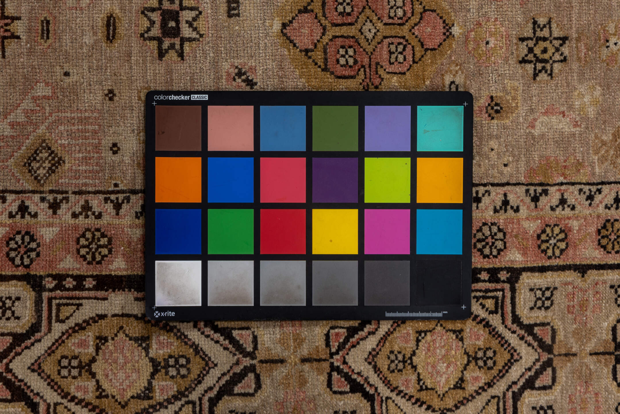 5' x 7' one-of-a-kind handmade vintage Oushak rug. Color palette: brown, gray, light gray, pink, silver