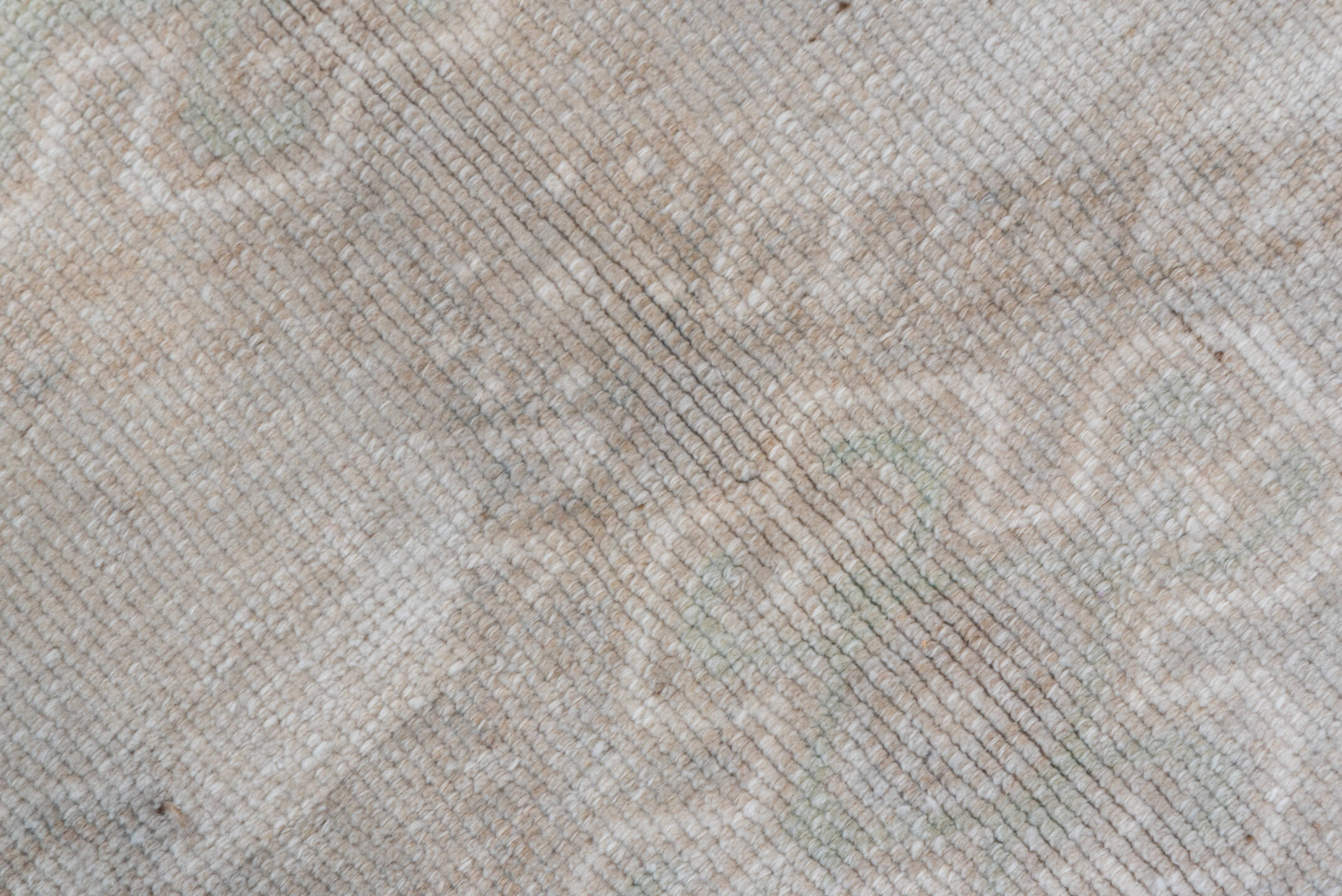 6' x 10' one-of-a-kind handmade vintage Oushak large size rug. Color palette: taupe, ivory, beige, blush, stone, greige