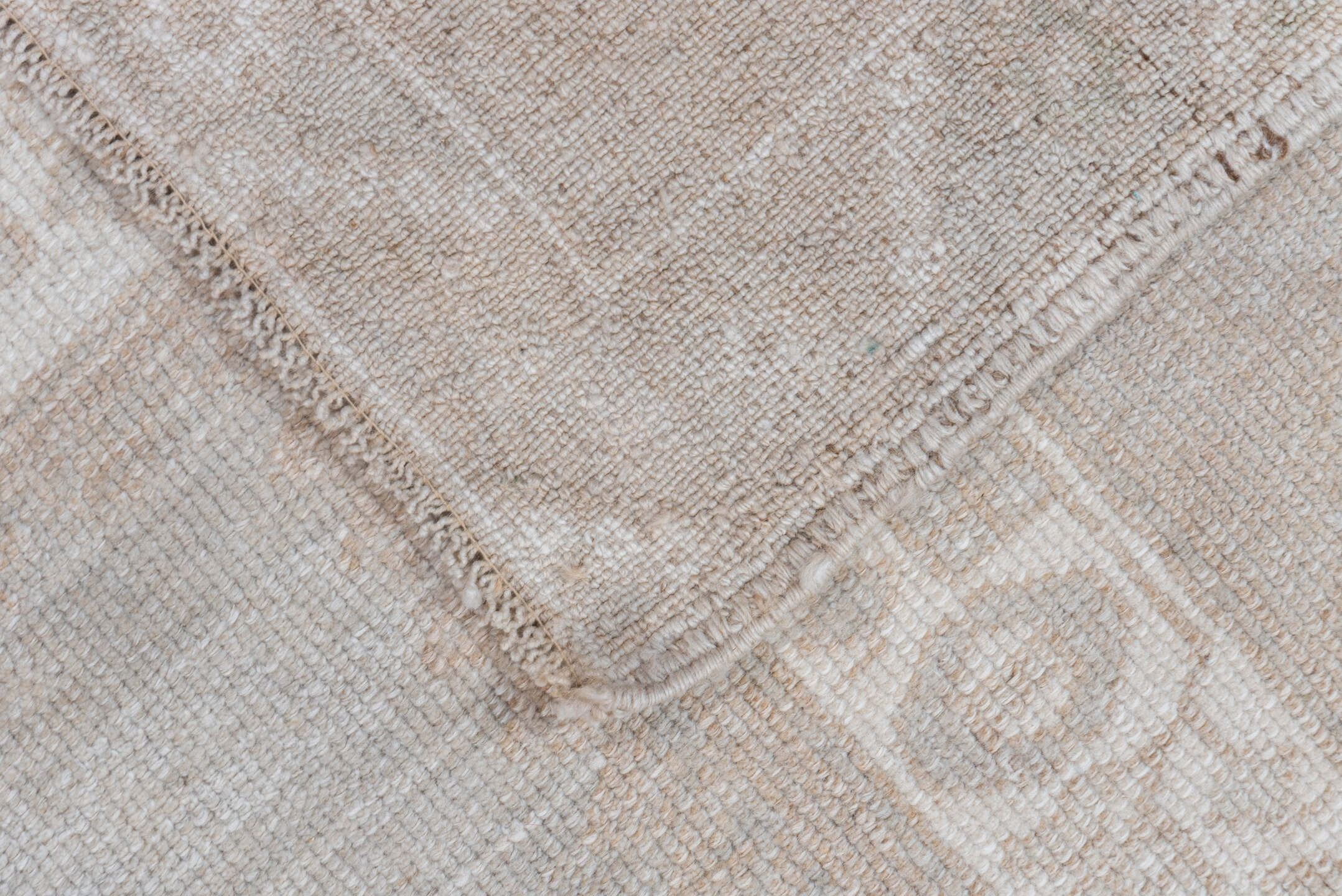 6' x 10' one-of-a-kind handmade vintage Oushak large size rug. Color palette: taupe, ivory, beige, blush, stone, greige