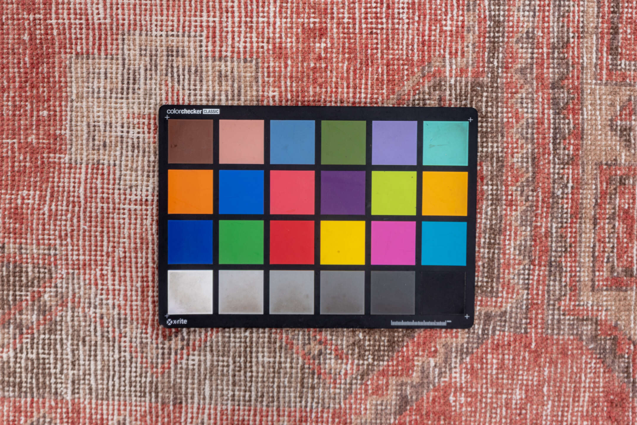 2' x 10' one-of-a-kind handmade vintage Oushak runner rug. Color palette: brown, gray, light gray, off-white, pink, red