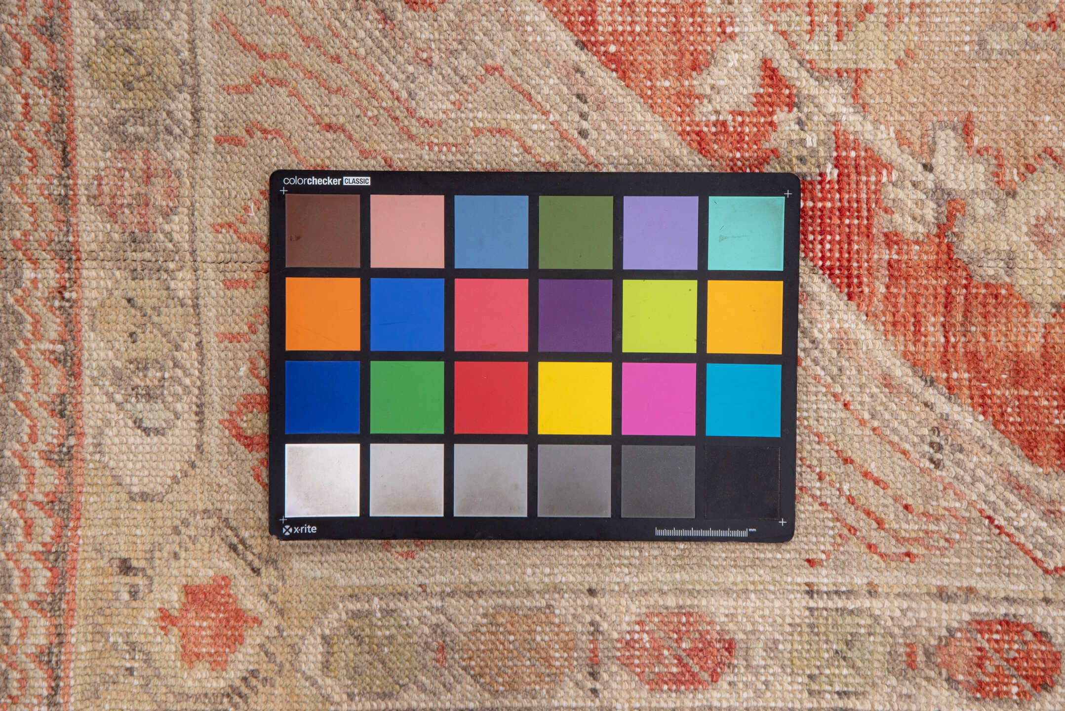 4' x 7' one-of-a-kind handmade vintage Oushak rug. Color palette: brown, gray, off-white, orange, pink