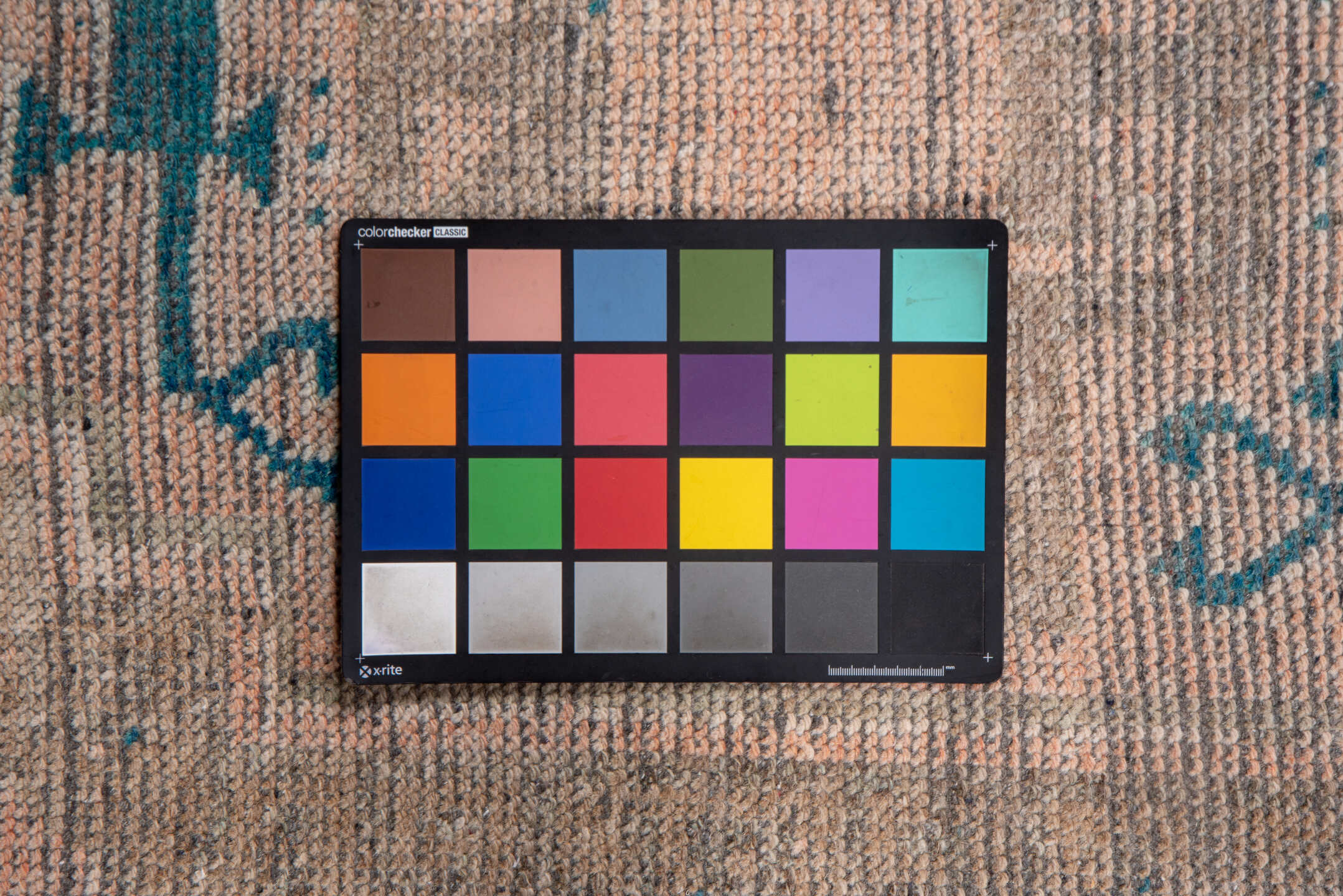 2' x 11' one-of-a-kind handmade vintage Oushak runner rug. Color palette: blue, brown, dim gray, gray, orange, pink