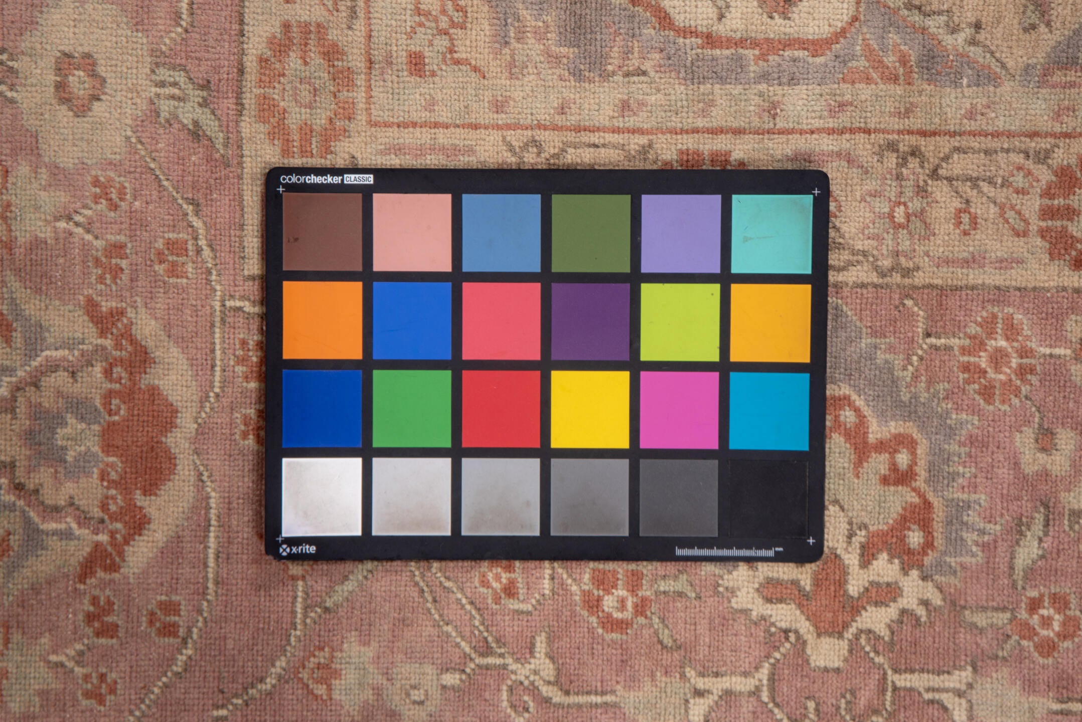 8' x 11' one-of-a-kind handmade vintage Oushak large size rug. Color palette: brown, gray, off-white, orange, pink, snow