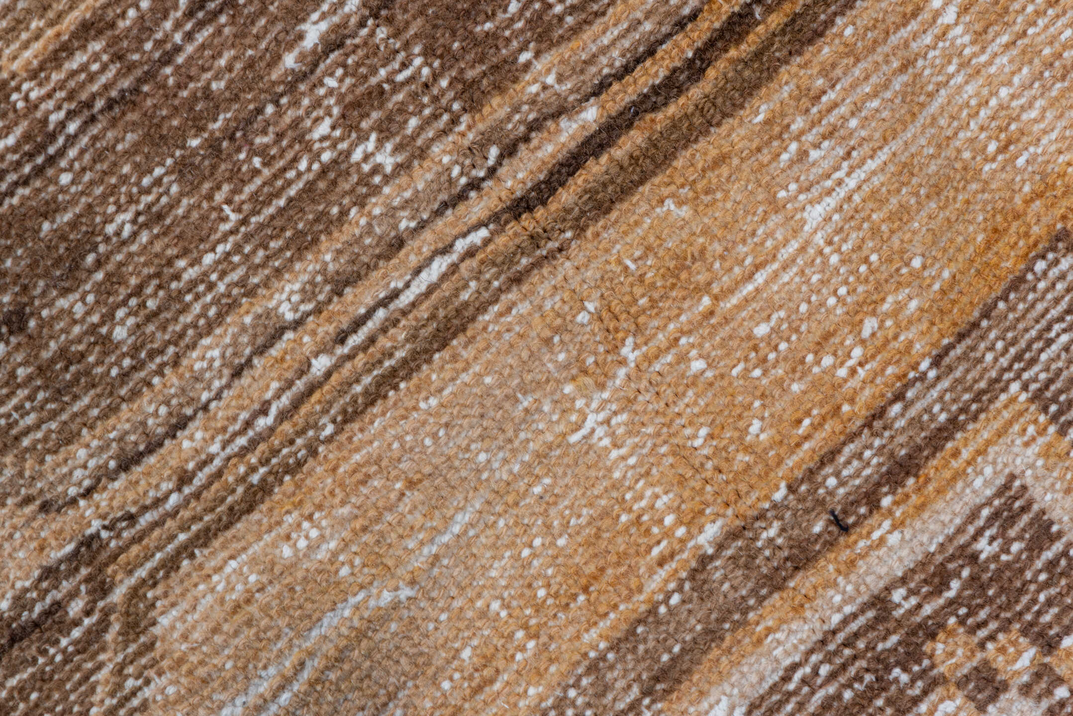 2' x 12' one-of-a-kind handmade vintage Oushak runner rug. Color palette: taupe, camel, ivory, brown, beige, gray