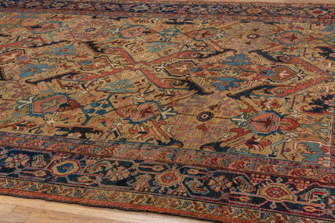 Antique Heriz Area Rug (11' x 13')