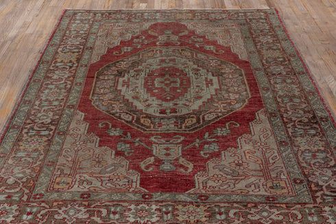 Vintage Oushak Area Rug (5' x 8')