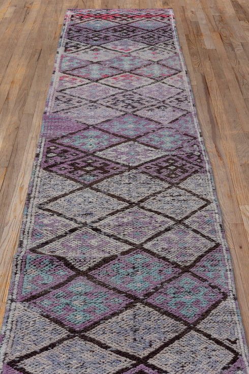 Vintage Oushak Runner Rug (2' x 11')