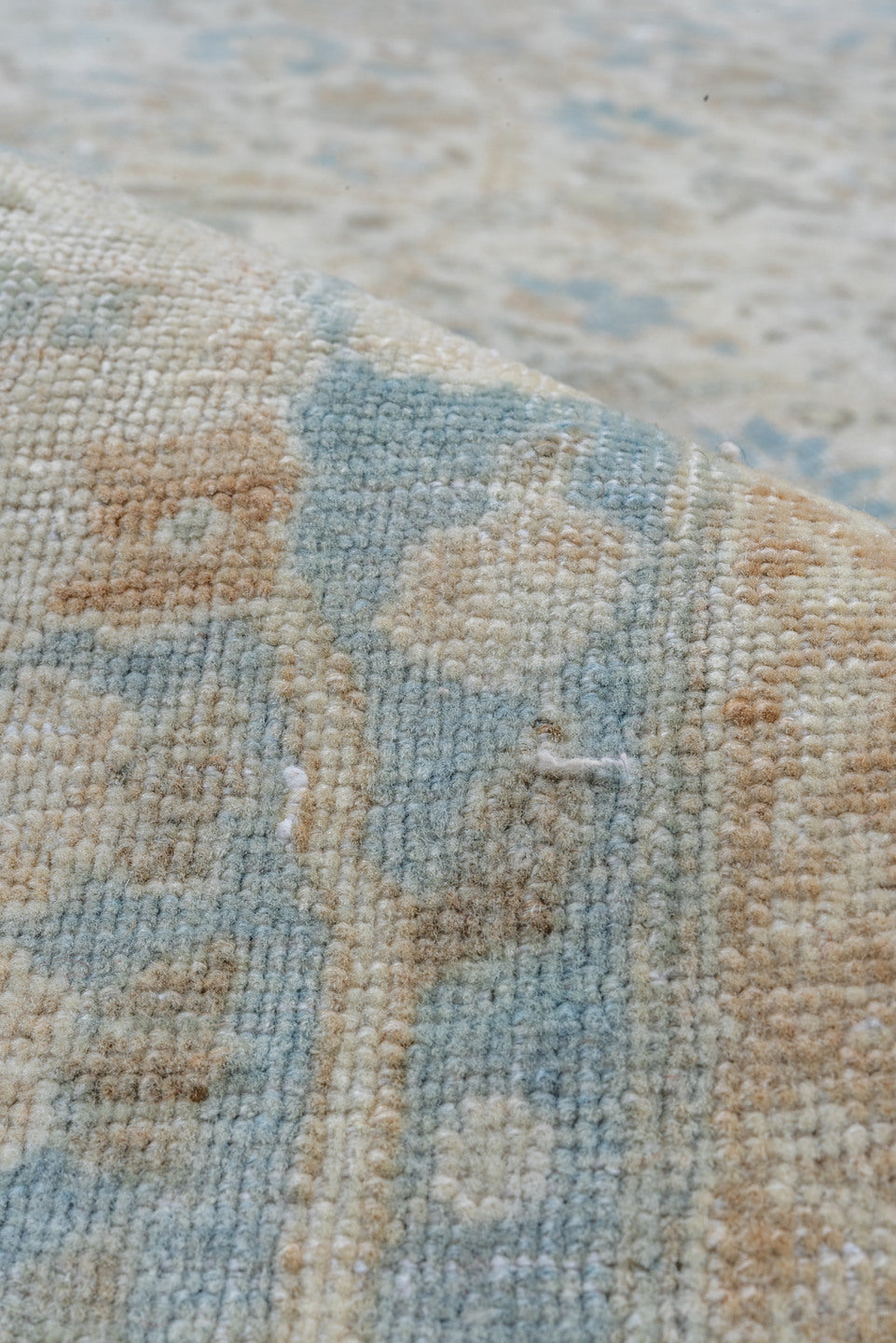 11' x 14' one-of-a-kind handmade vintage Tabriz oversize rug. Color palette: dark gray, gray, light blue, light gray