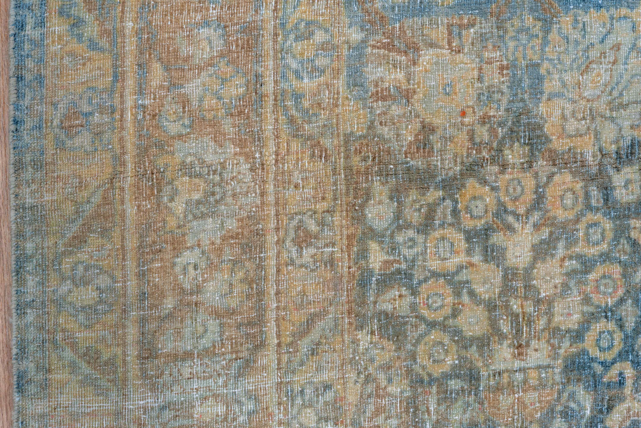 4' x 6' one-of-a-kind handmade vintage Tabriz small size rug. Color palette: brown, gray, light gray