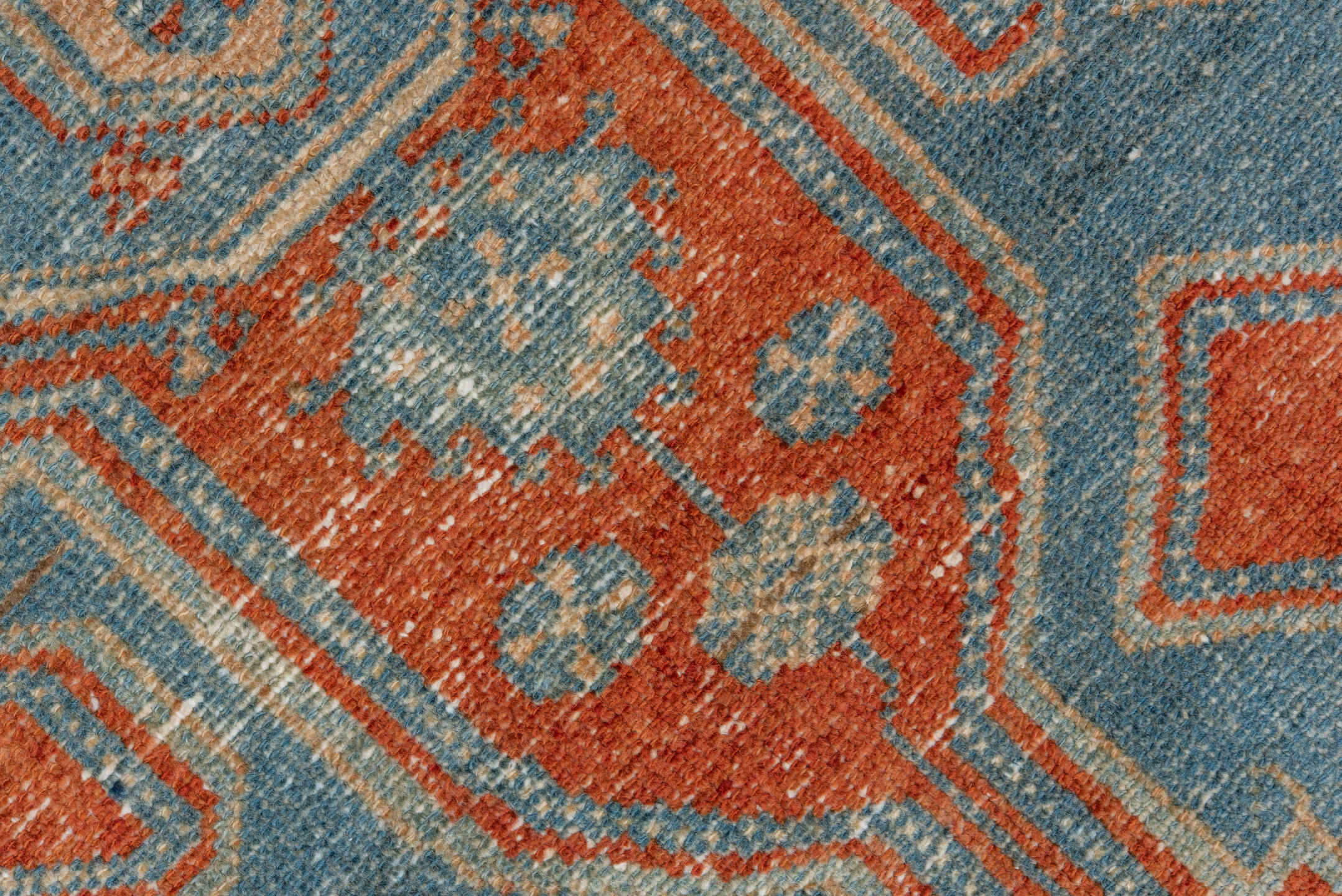 3' x 5' one-of-a-kind handmade vintage Malayer small size rug. Color palette: brown, dark gray, gray, light gray, off-white