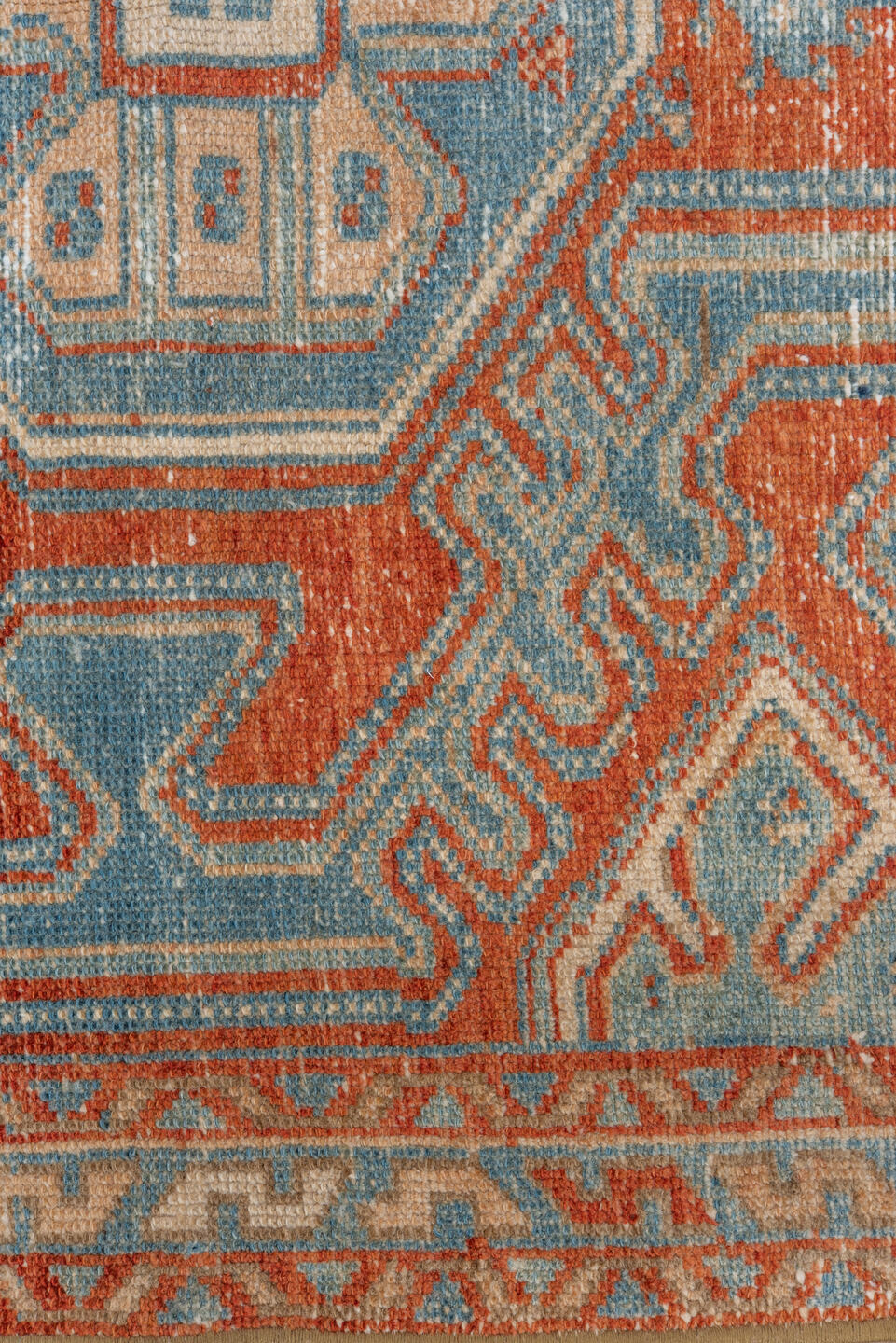 3' x 5' one-of-a-kind handmade vintage Malayer small size rug. Color palette: brown, dark gray, gray, light gray, off-white