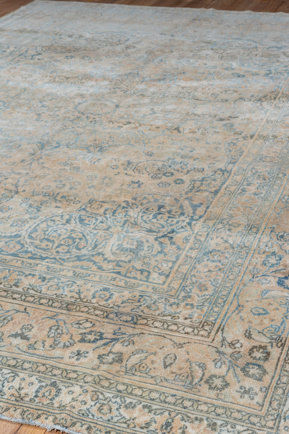 8' x 11' one-of-a-kind handmade vintage Khorassan large size rug. Color palette: brown, dark gray, dim gray, gainsboro, gray