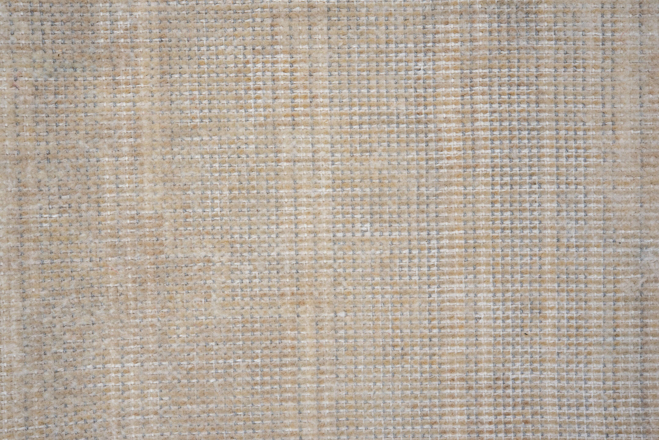 7' x 10' one-of-a-kind handmade vintage Oushak large size rug. Color palette: ivory, cream, beige, taupe, pale gray, gray