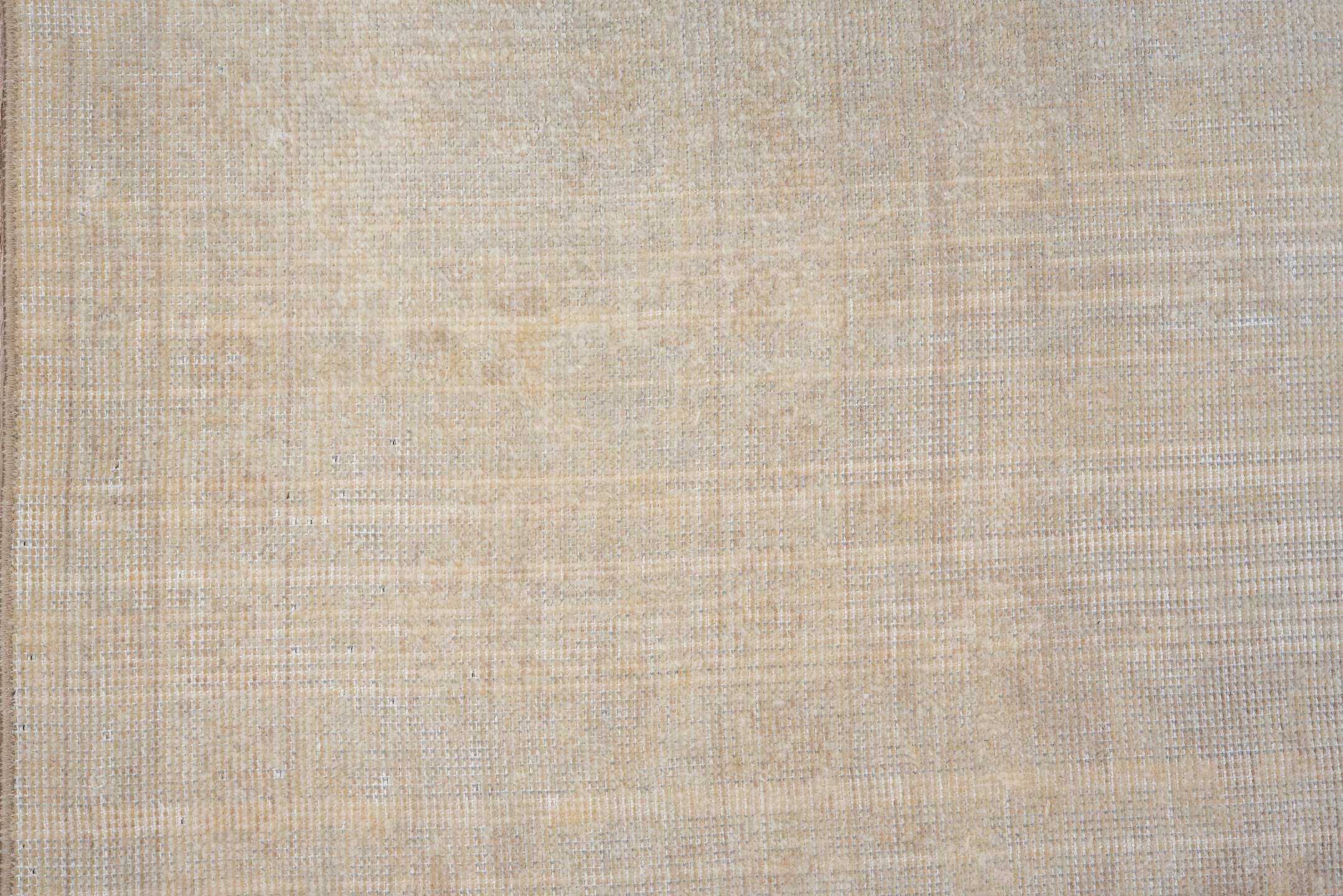 7' x 10' one-of-a-kind handmade vintage Oushak large size rug. Color palette: ivory, cream, beige, taupe, pale gray, gray