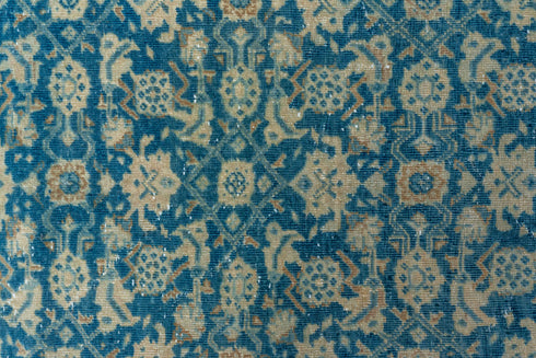 Vintage Tabriz Runner Rug (2' x 16')