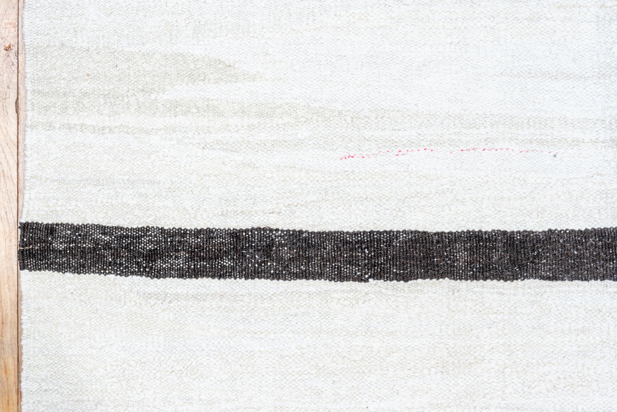 10' x 12' one-of-a-kind handmade vintage Kilim large size rug. Color palette: ivory, charcoal, taupe, gray, black, beige