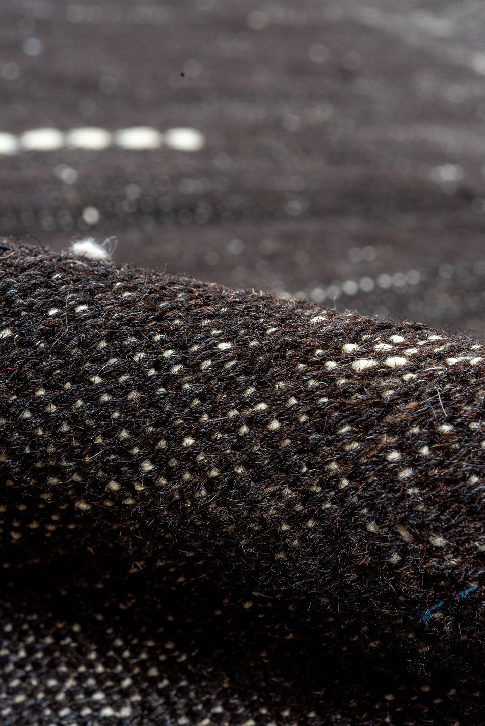 6' x 10' one-of-a-kind handmade vintage Kilim large size rug. Color palette: charcoal, slate, ivory, taupe, gray, black