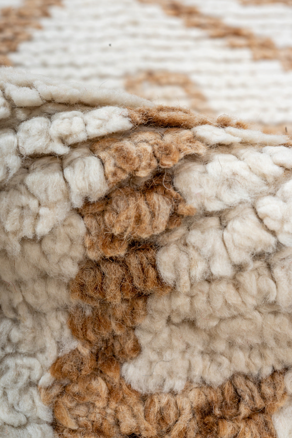 3' x 11' one-of-a-kind handmade vintage Oushak runner rug. Color palette: ivory, tan, camel, beige