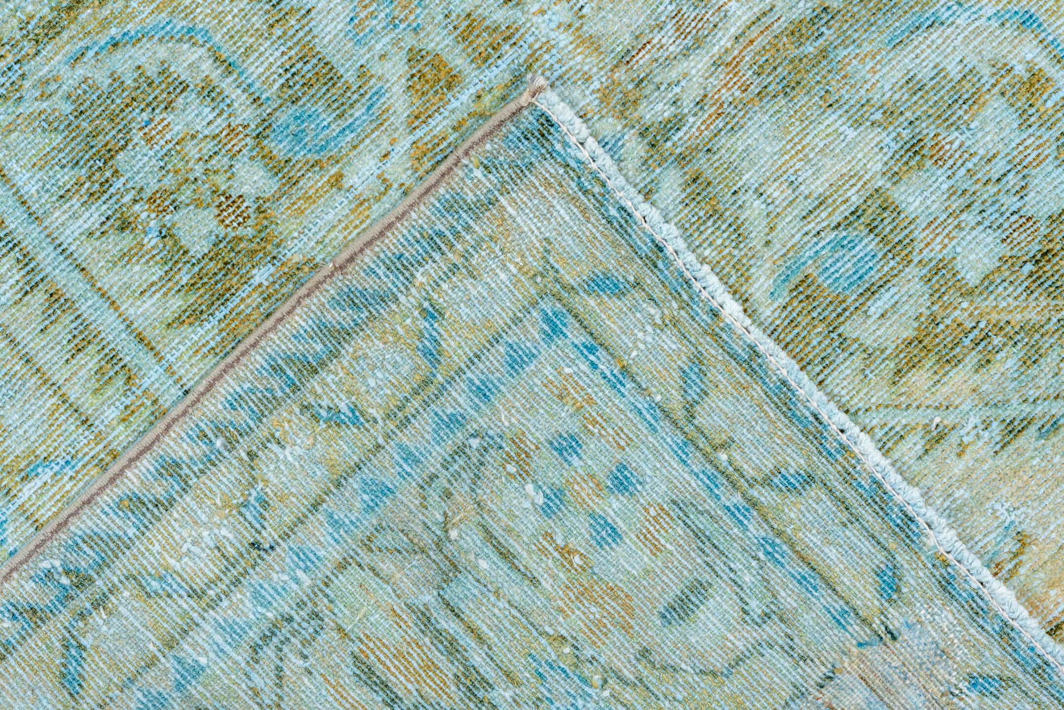 7' x 10' one-of-a-kind handmade vintage Malayer large size rug. Color palette: blue, brown, dim gray, gray, light blue