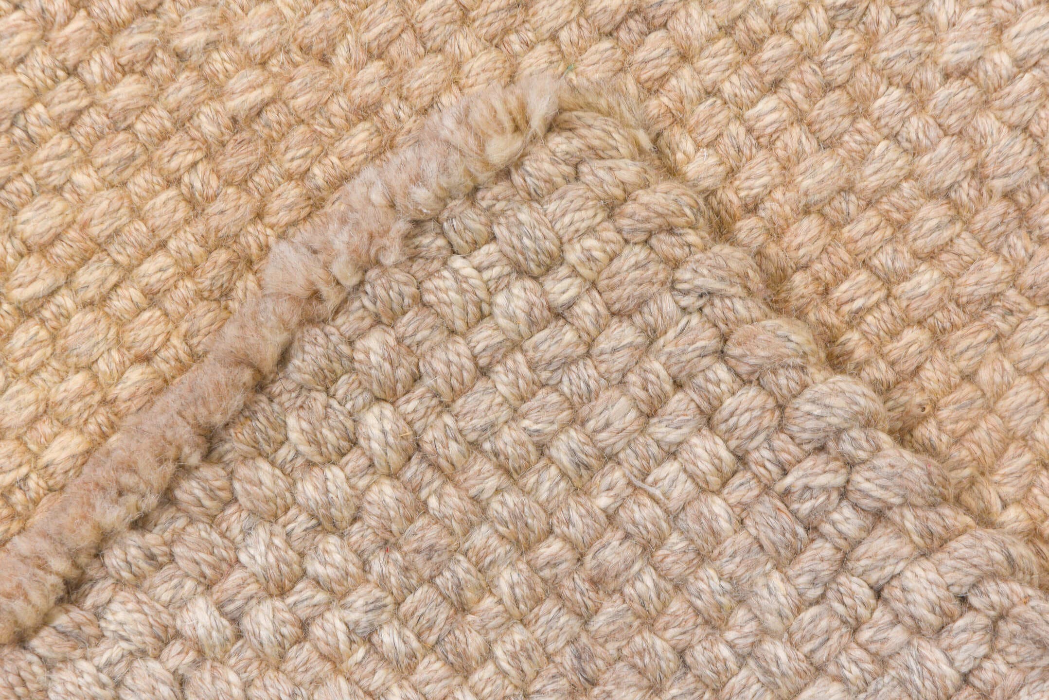 12' x 14' one-of-a-kind handmade vintage Highlander oversize rug. Color palette: cream, beige, taupe, camel, ivory, gray