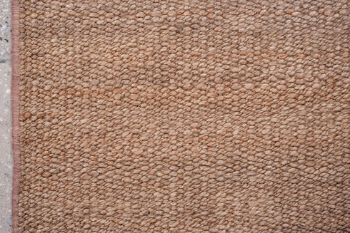 Vintage Jute Pile Runner Rug (2' x 8')