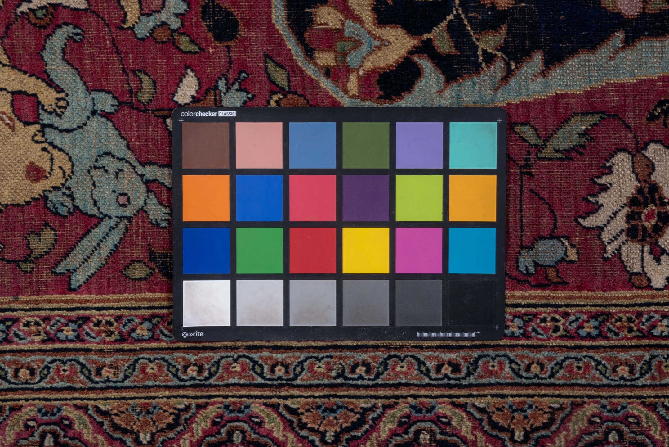 7' x 16' one-of-a-kind handmade vintage Khorassan rug. Color palette: navy, rose, ivory, rust, gold, camel, burgundy, slate