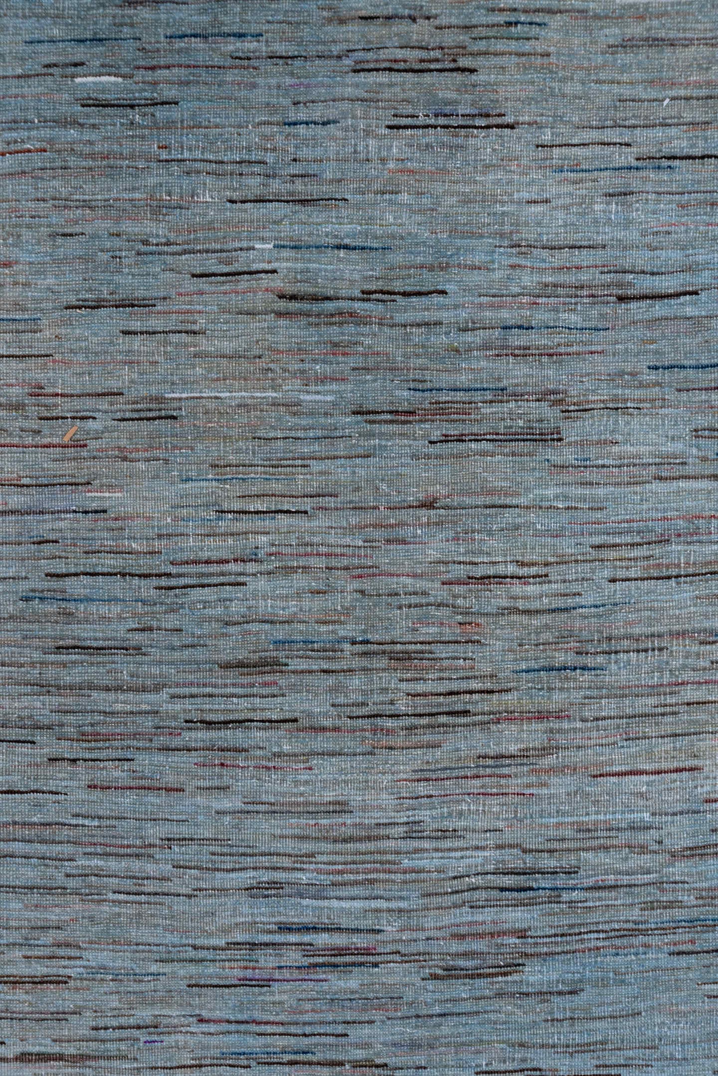 5' x 9' one-of-a-kind handmade vintage Oushak medium size rug. Color palette: pale blue, sky blue, slate, taupe, rose