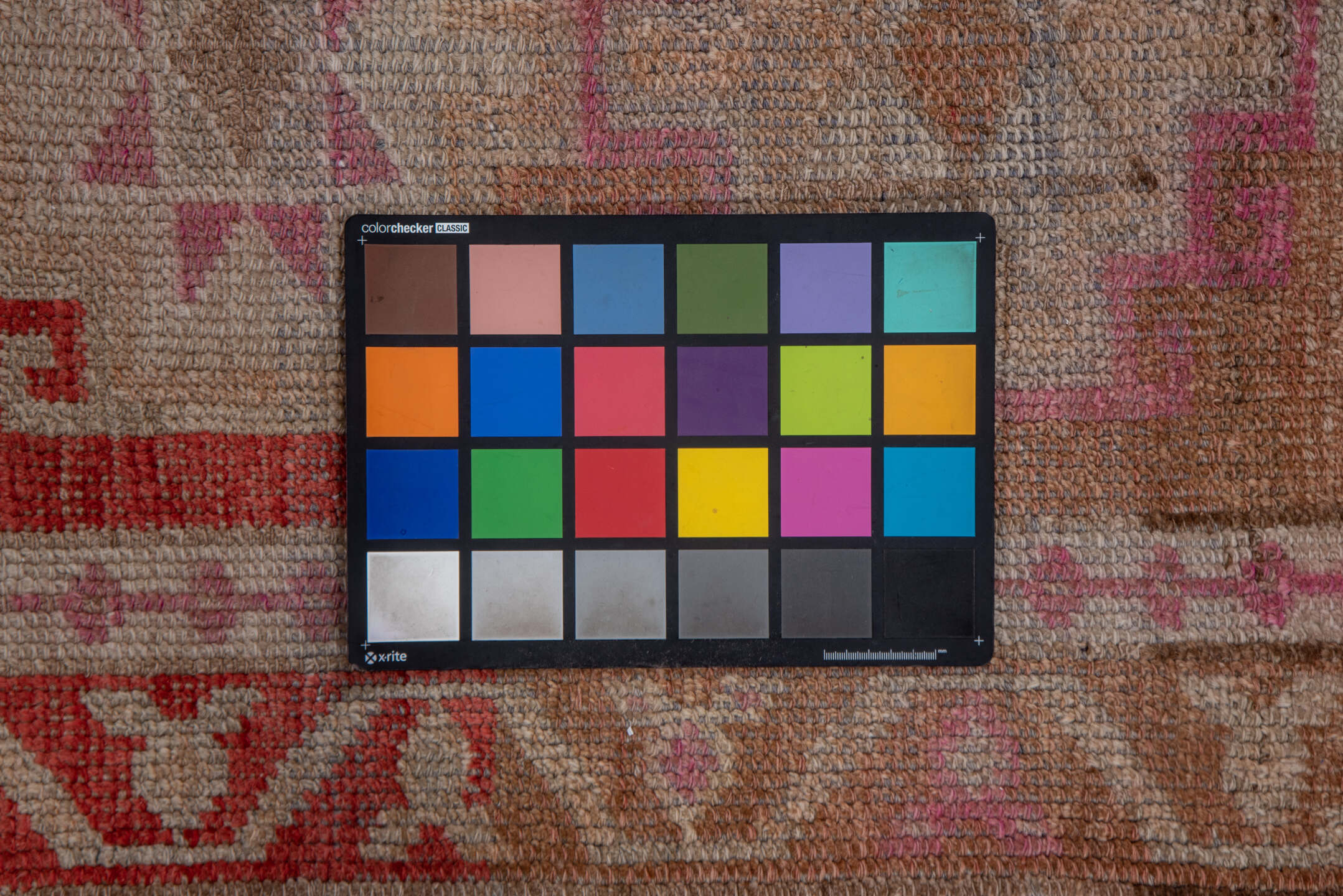 2' x 12' one-of-a-kind handmade vintage Oushak runner rug. Color palette: brown, gray, pink, red, rosy brown