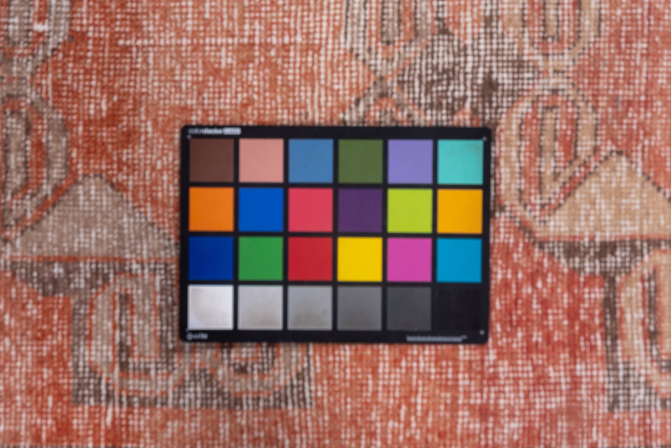 3' x 8' one-of-a-kind handmade vintage Oushak runner rug. Color palette: brown, gray, light gray, off-white, pink, snow